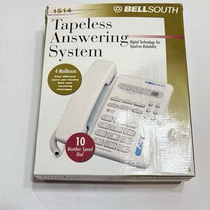Vintage Bellsouth Tapeless Answering System 1514 NOS 1995